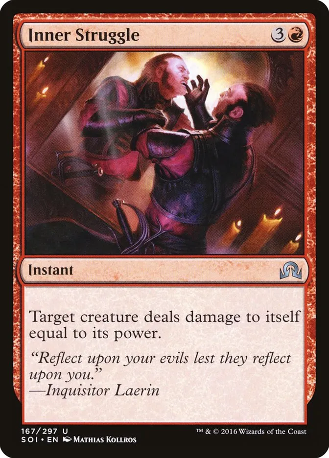 2016 Shadows over Innistrad Inner Struggle uncommon #167 uncommon card image
