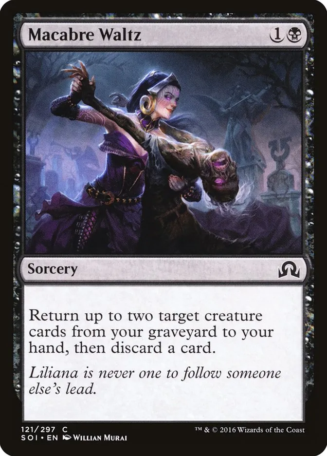 2016 Shadows over Innistrad Macabre Waltz common #121 common card image