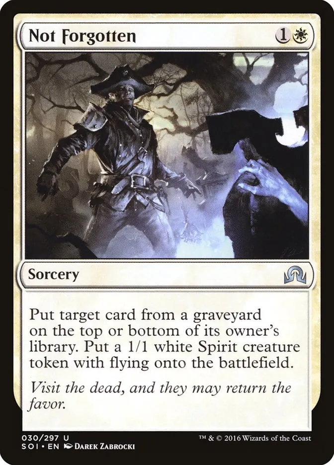 2016 Shadows over Innistrad Not Forgotten uncommon #30 uncommon card image