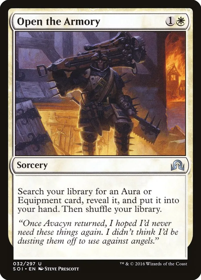 2016 Shadows over Innistrad Open the Armory uncommon #32 uncommon card image
