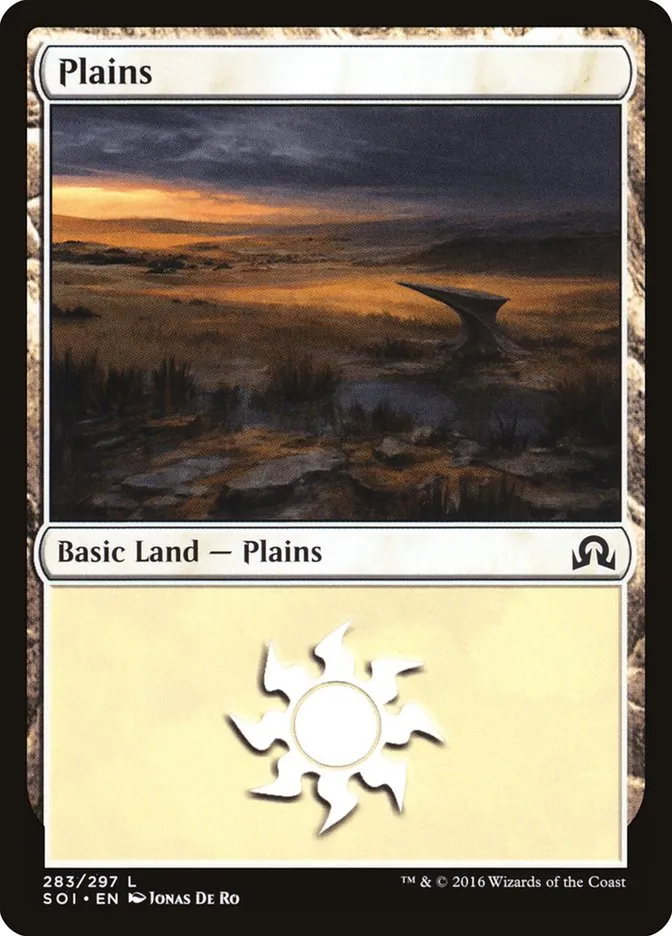 2016 Shadows over Innistrad Plains common #283 common card image