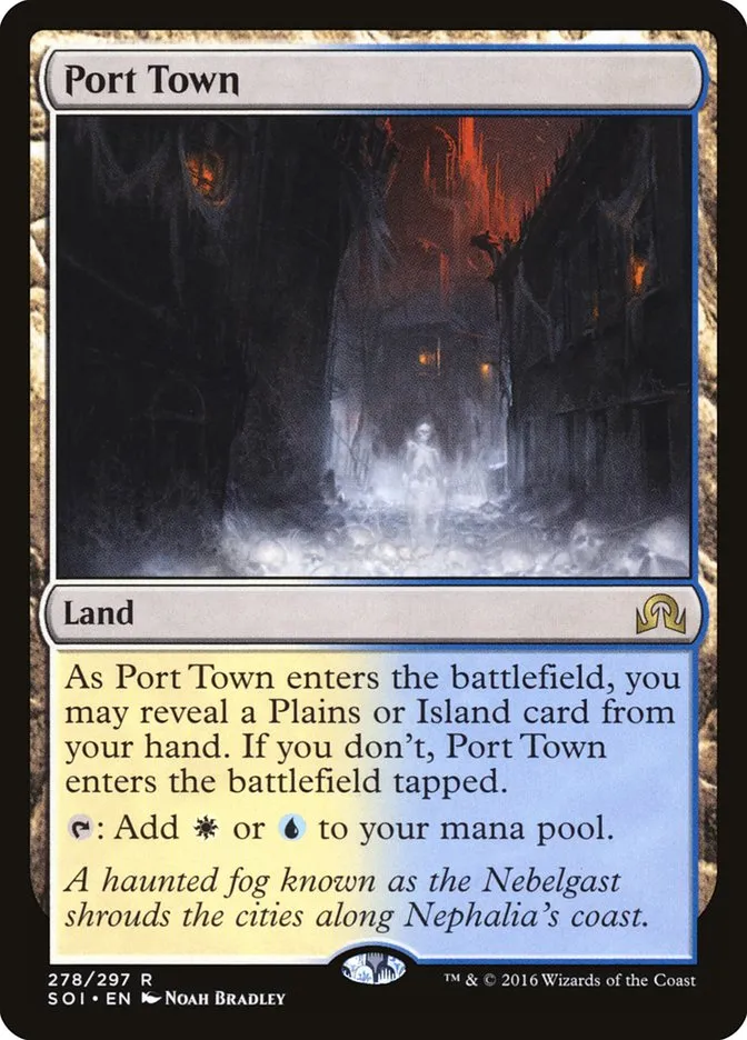 2016 Shadows over Innistrad Port Town rare #278 rare card image