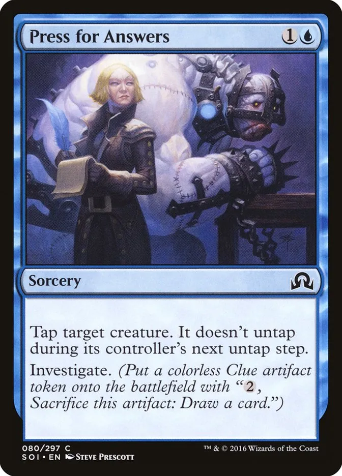 2016 Shadows over Innistrad Press for Answers common #80 common card image