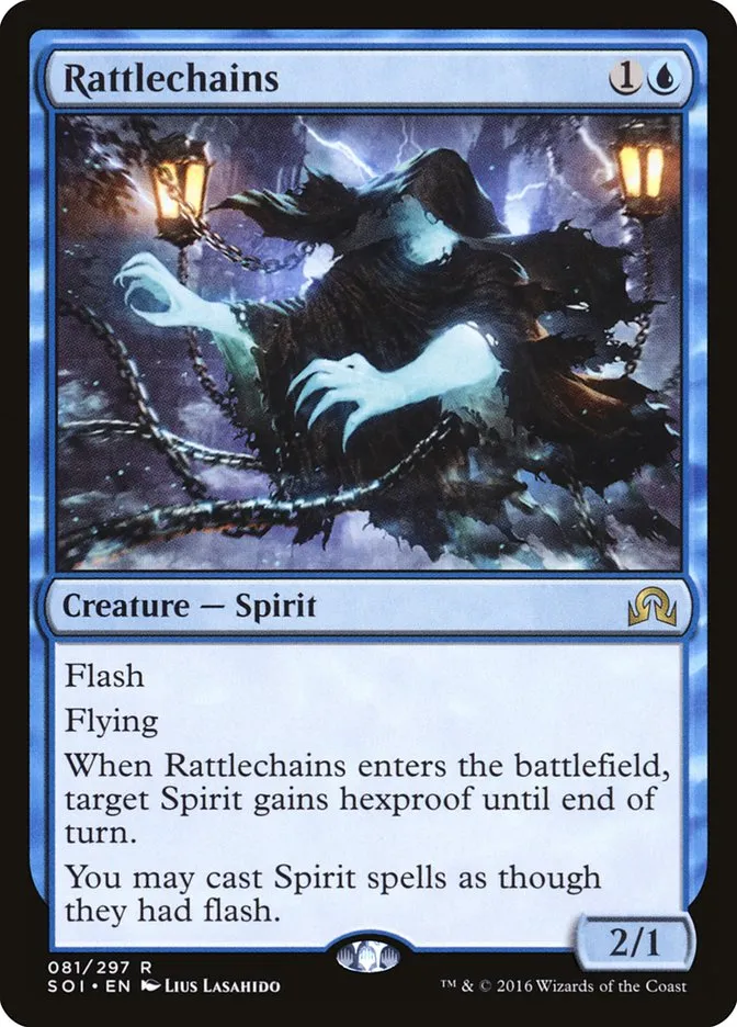 2016 Shadows over Innistrad Rattlechains [Prerelease] rare #81 rare card image