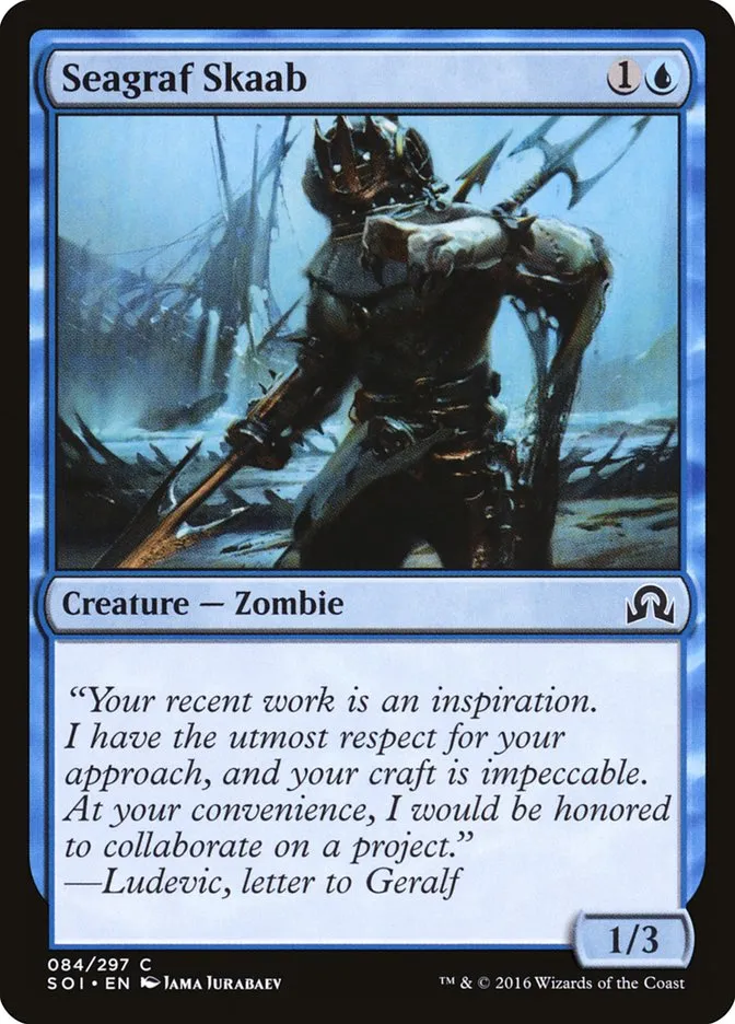 2016 Shadows over Innistrad Seagraf Skaab common #84 common card image