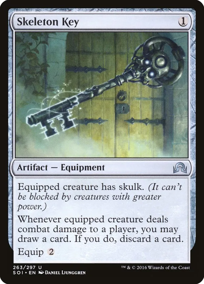 2016 Shadows over Innistrad Skeleton Key uncommon #263 uncommon card image