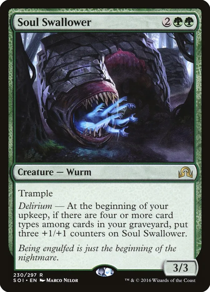 2016 Shadows over Innistrad Soul Swallower #230 rare card image