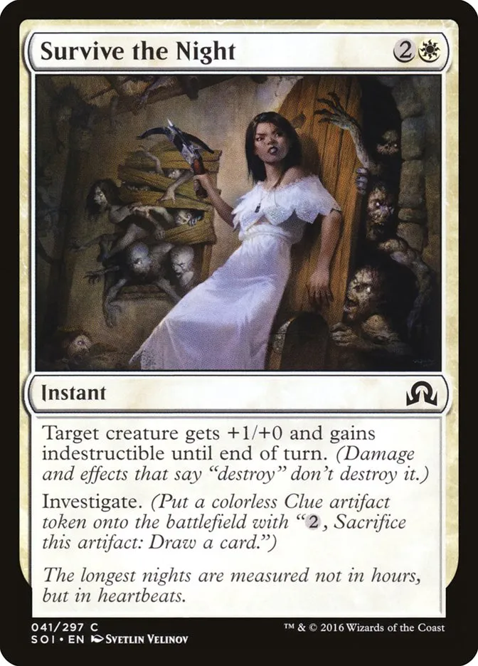 2016 Shadows over Innistrad Survive the Night common #41 common card image