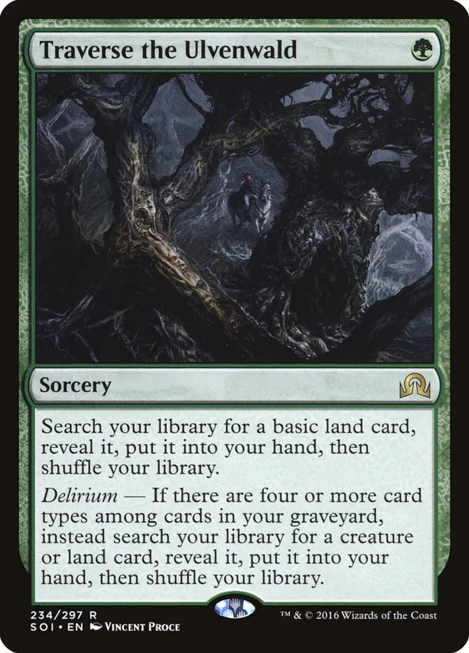 2016 Shadows over Innistrad Traverse the Ulvenwald rare #234 rare card image