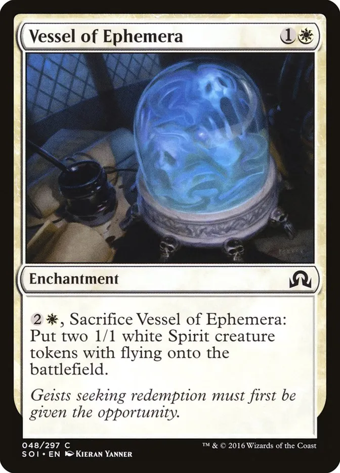 2016 Shadows over Innistrad Vessel of Ephemera common #48 common card image
