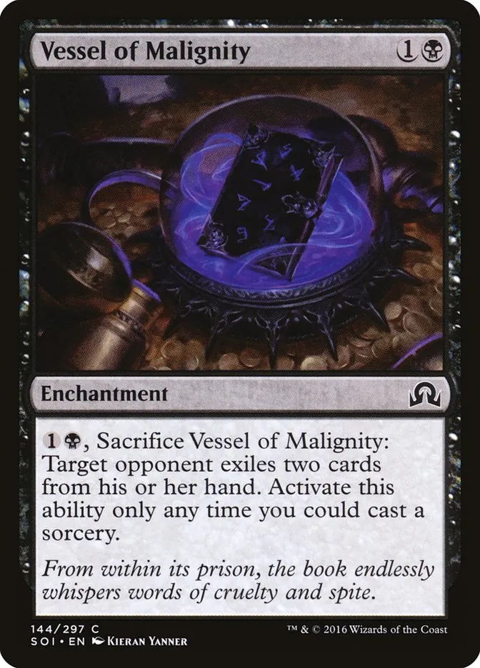 2016 Shadows over Innistrad Vessel of Malignity common #144 common card image