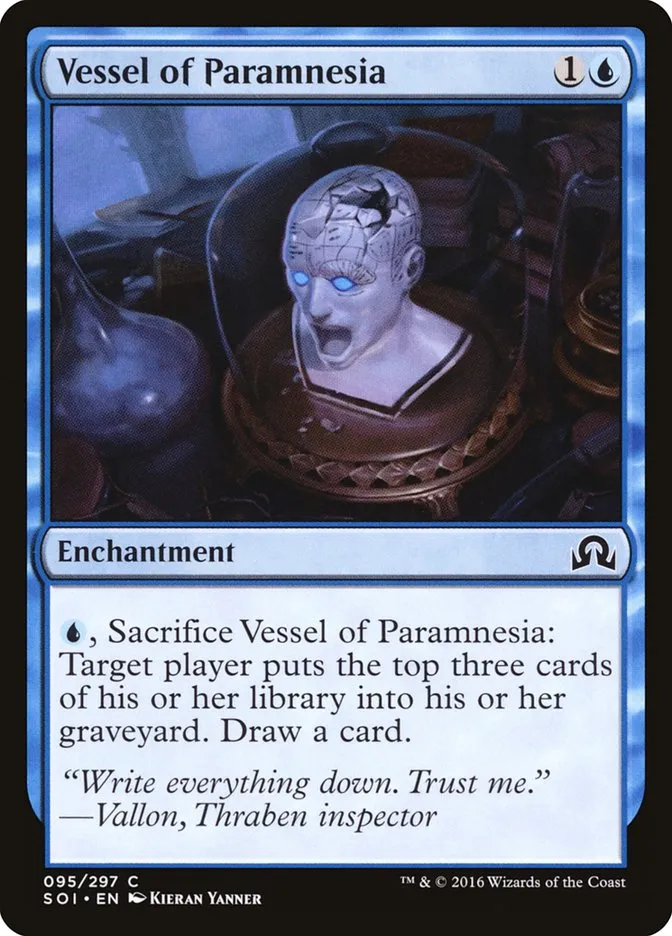 2016 Shadows over Innistrad Vessel of Paramnesia common #95 common card image