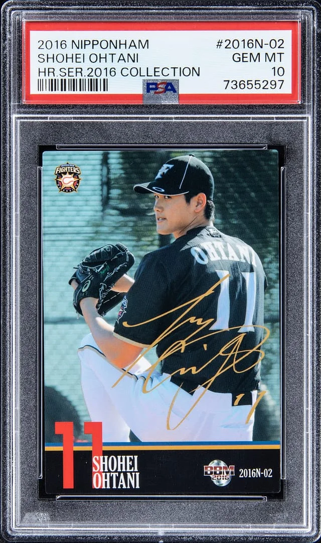 2016 Nipponham Homerun Series 2016 Collection Shohei Ohtani #2016N-02 card image