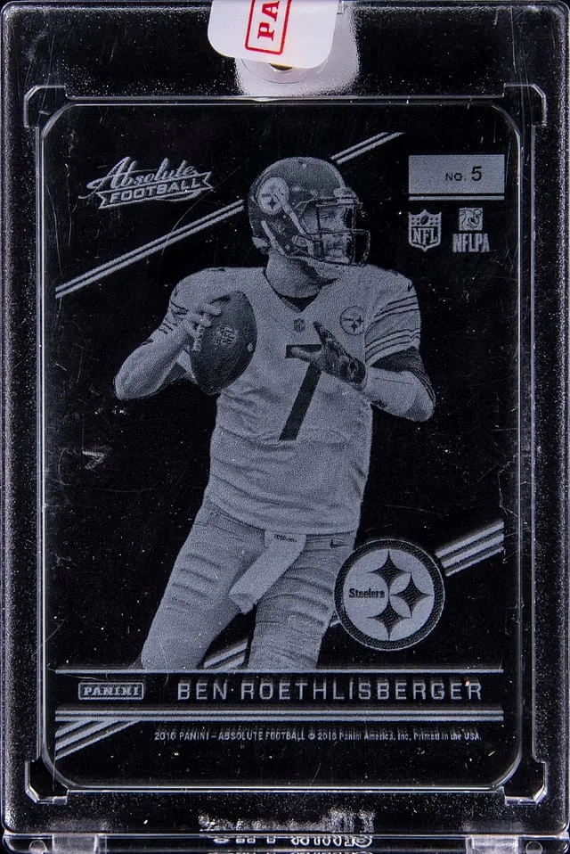 2016 Panini Absolute Ben Roethlisberger - Panini Encased Memorabilia Glass #5 card image