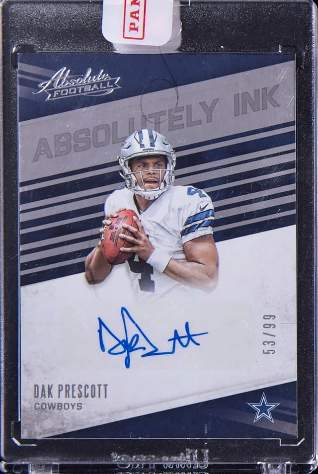 2016 Panini Absolute Dak Prescott Memorabilia Ink #45 card image