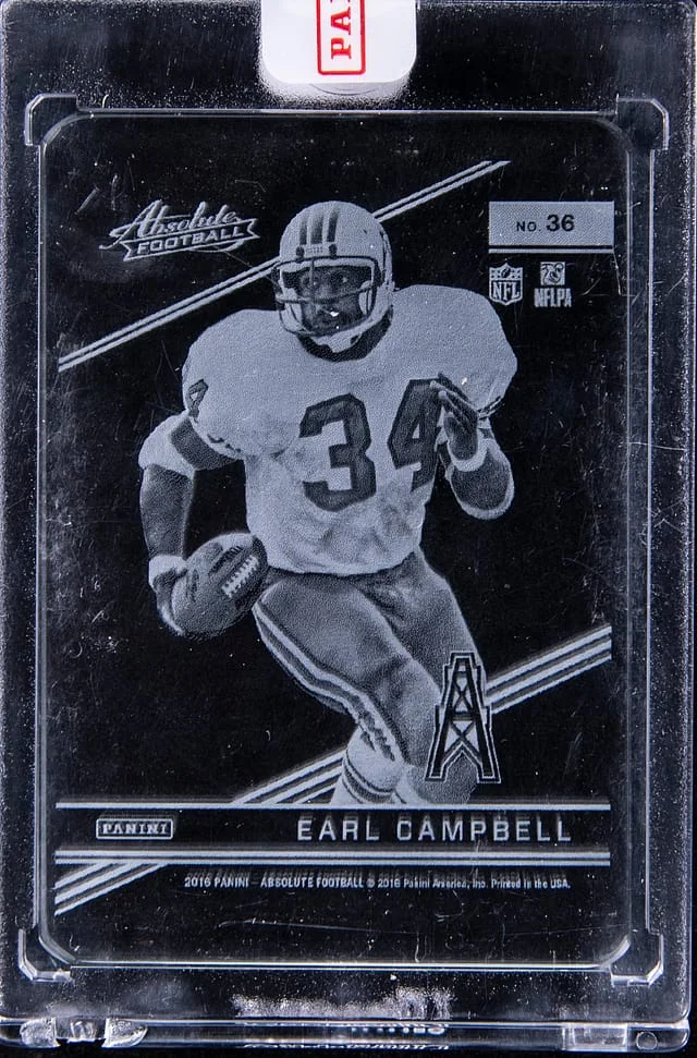 2016 Panini Absolute Earl Campbell - Panini Encased Glass #36 card image