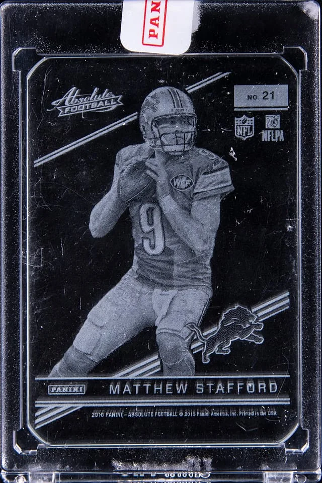 2016 Panini Absolute Matthew Stafford - Panini Encased Glass #21 card image