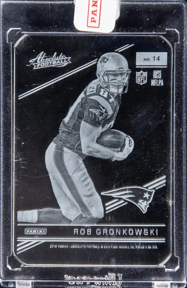 2016 Panini Absolute Rob Gronkowski - Panini Encased #14 card image