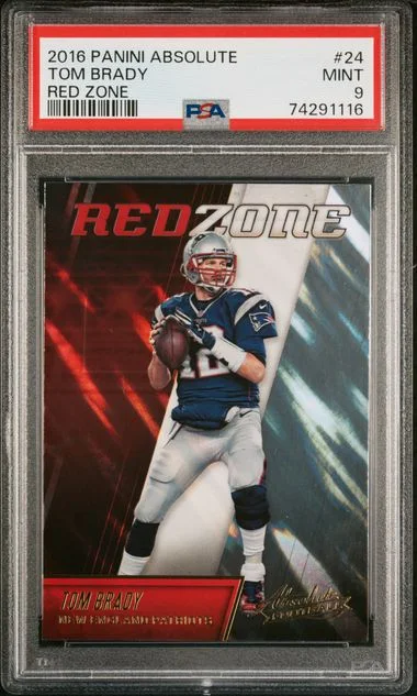 2016 Panini Absolute Tom Brady Red Zone #24 card image
