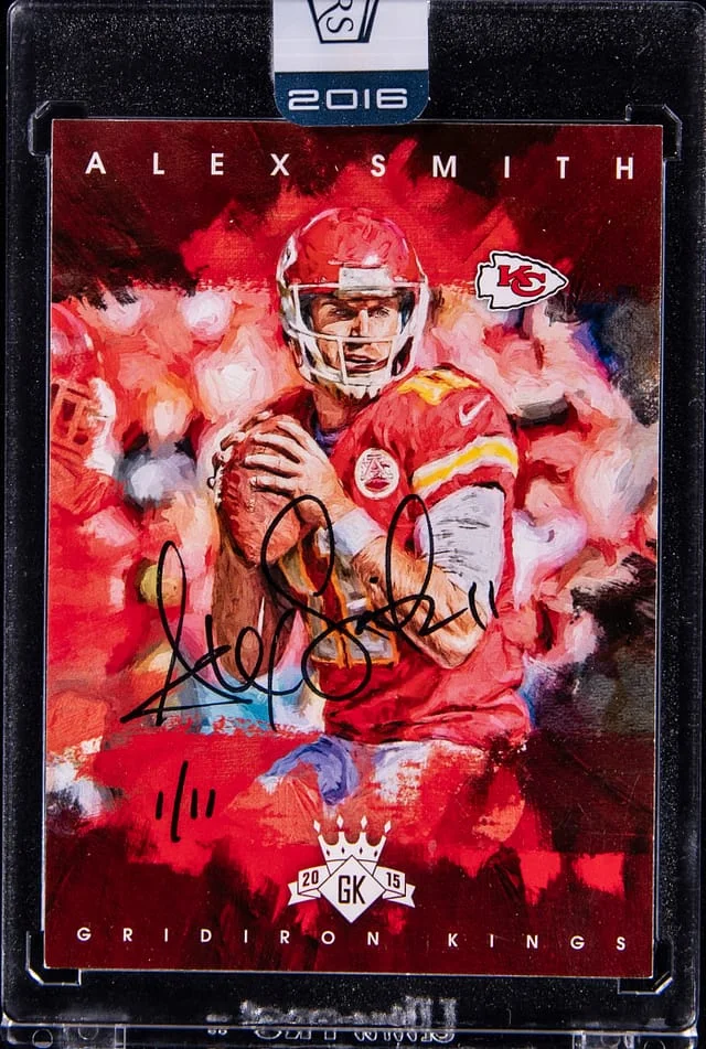 2016 Panini Alex Smith Honors 2015 Gridiron Kings Recollection #34 card image