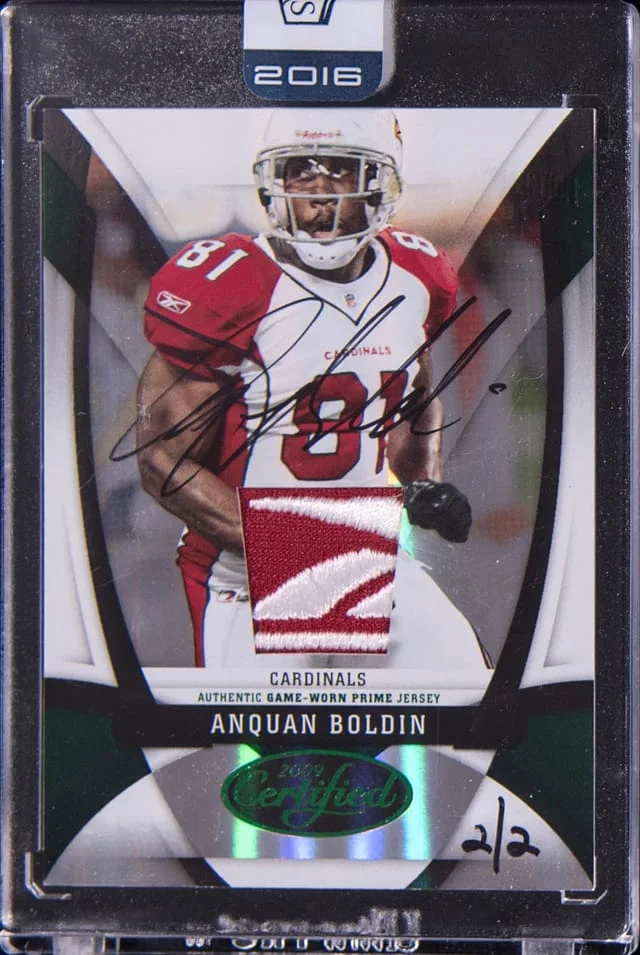 2016 Panini Anquan Boldin Honors 2009 Certified Recollection #1 card image