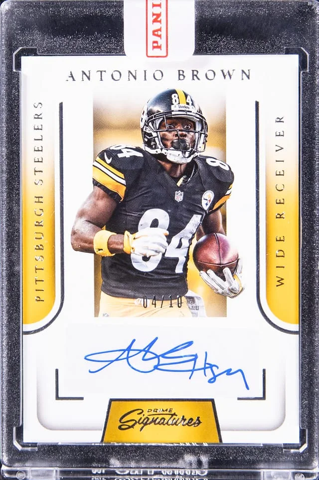 2016 Panini Antonio Brown Prime Signatures Football #PS-AB card image