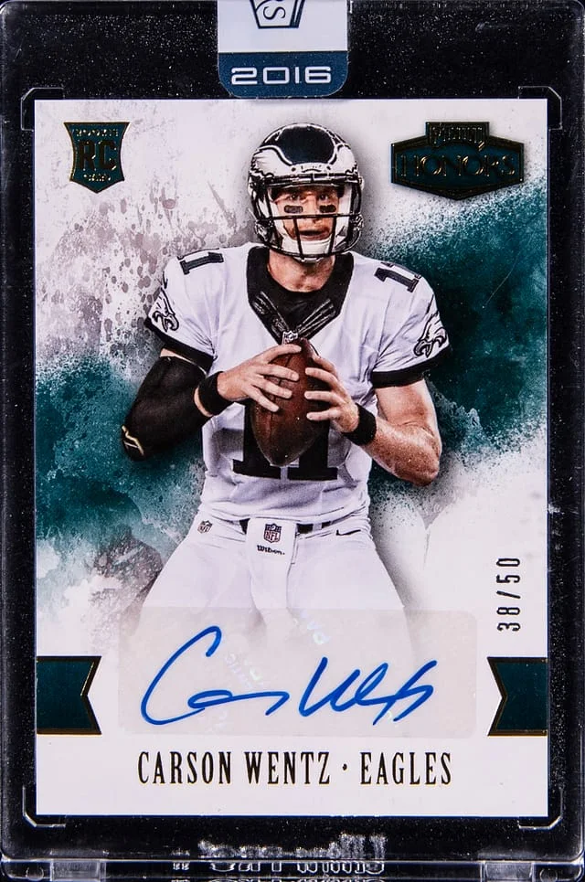 2016 Panini Carson Wentz Honors #77 card image