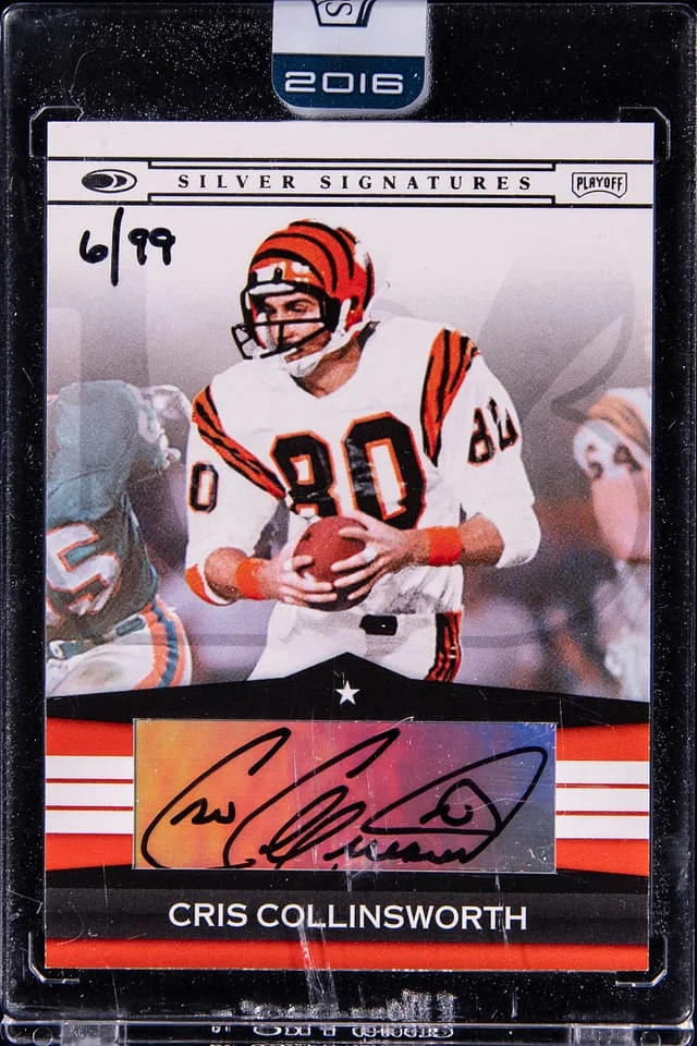 2016 Panini Chris Collinsworth Honors 2008 Donruss Recollection #SS-CC card image