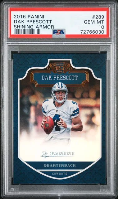 2016 Panini Dak Prescott Shining Armor #289 card image