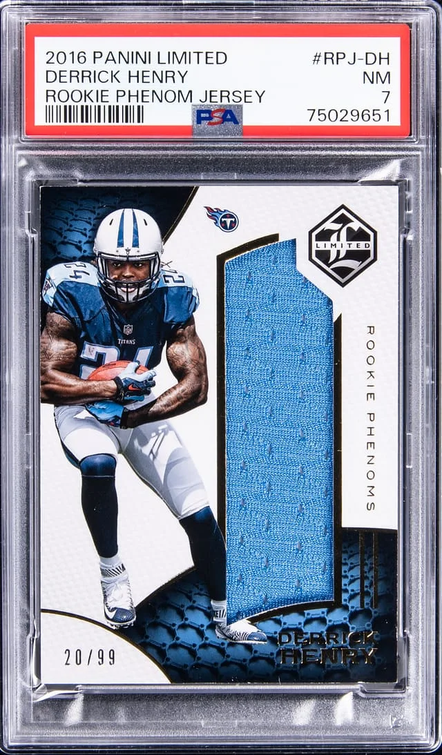 2016 Panini Derrick Henry Limited Phenom Jersey #RPJ-DH card image