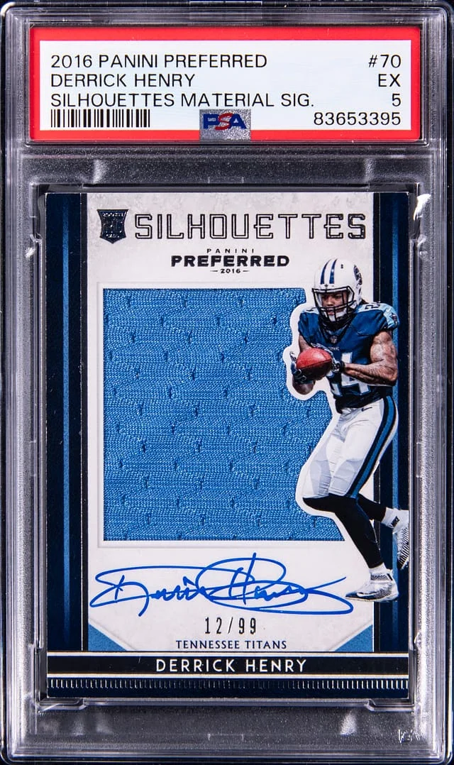 2016 Panini Derrick Herny Preferred Silhouettes Material Signature #70 card image