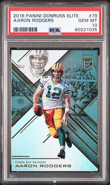 2016 Panini Donruss Aaron Rodgers Elite #79 card image