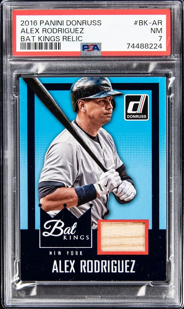 2016 Panini Donruss Alex Rodriguez Bat Kings Relic #BK-AR card image