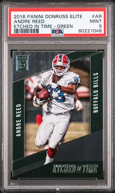 2016 Panini Donruss Andre Reed Elite Etched In Time #ETAR card image