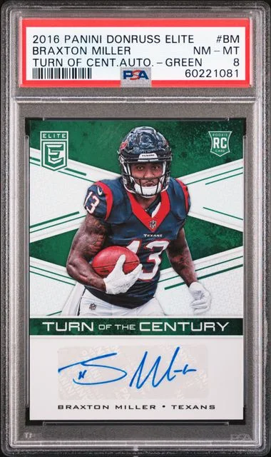 2016 Panini Donruss Braxton Miller Elite Turn Of The Century Autographs #BM card image
