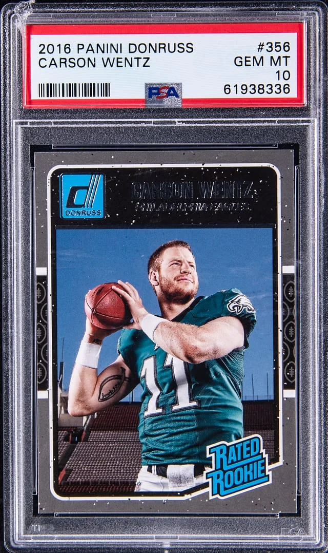 2016 Panini Donruss Carson Wentz #356 card image