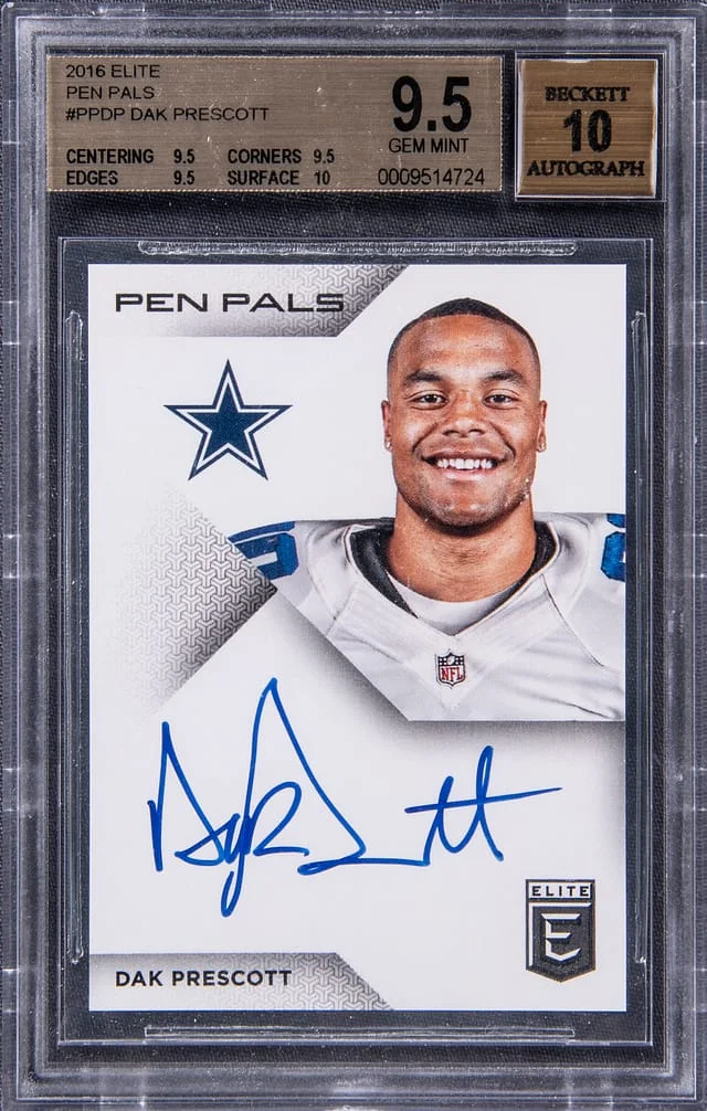 2016 Panini Donruss Dak Prescott Elite Pen Pals #PPDP card image