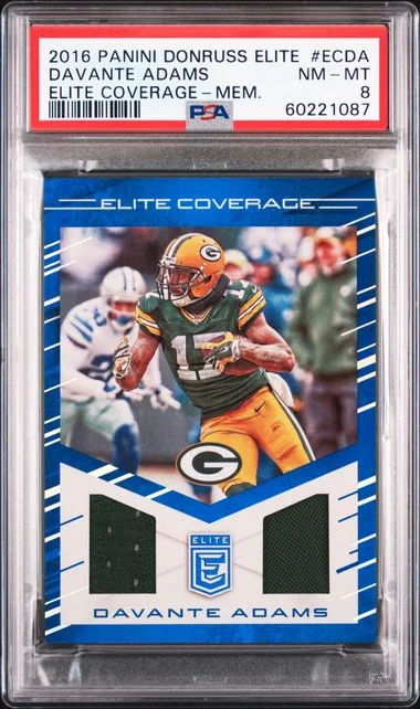 2016 Panini Donruss Davante Adams Elite Elite Coverage #ECDA card image