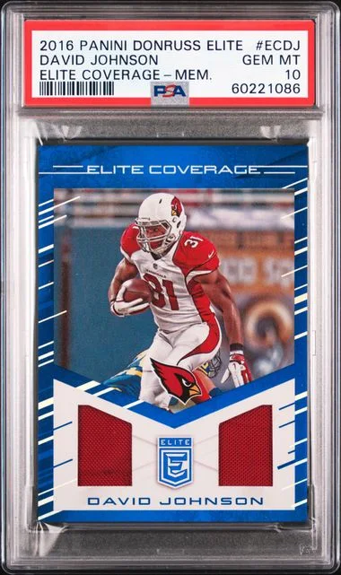 2016 Panini Donruss David Johnson Elite Elite Coverage #ECDJ card image