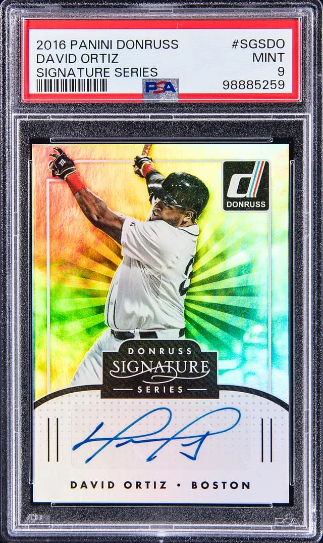 2016 Panini Donruss David Ortiz Signature Series #SGS-DO card image