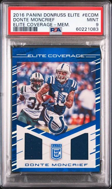 2016 Panini Donruss Donte Moncrief Elite Elite Coverage #ECDM card image