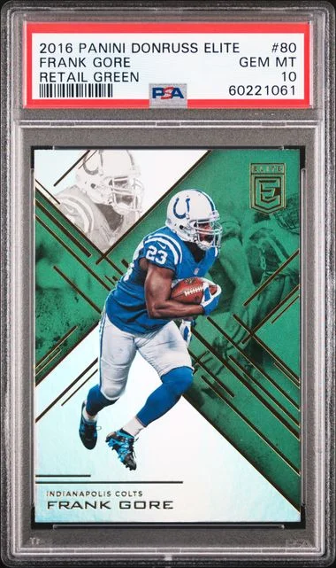 2016 Panini Donruss Frank Gore Elite #80 card image