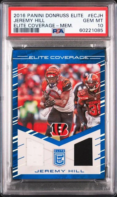 2016 Panini Donruss Jeremy Hill Elite Elite Coverage #ECJH card image
