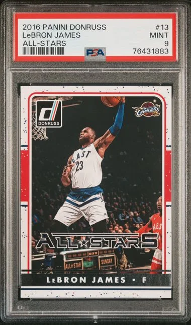 2016 Panini Donruss LeBron James All-Stars #13 card image