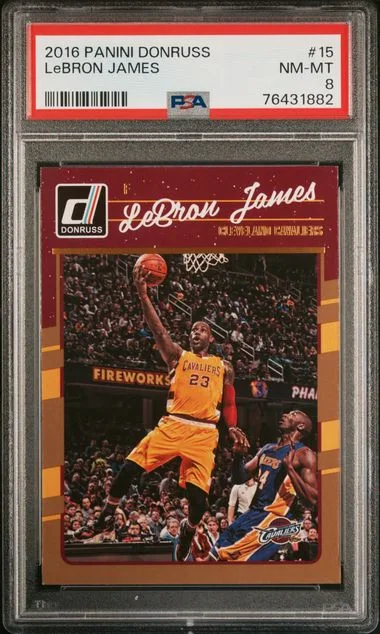 2016 Panini Donruss LeBron James #15 card image