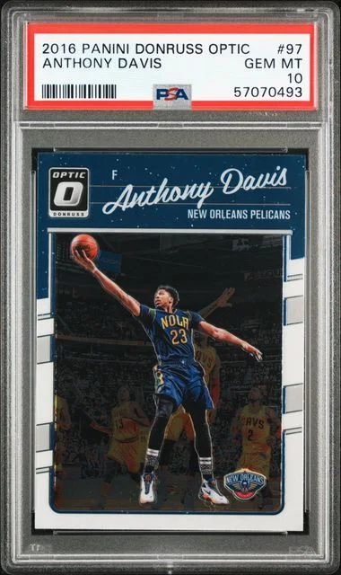 2016 Panini Donruss Optic Anthony Davis #97 card image