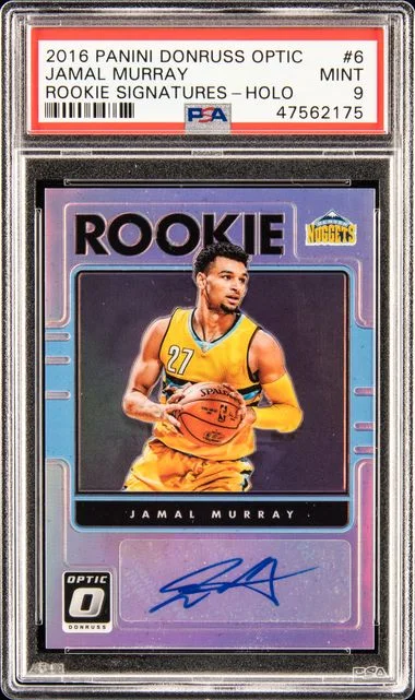 2016 Panini Donruss Optic Jamal Murray Signatures Holo #6 card image