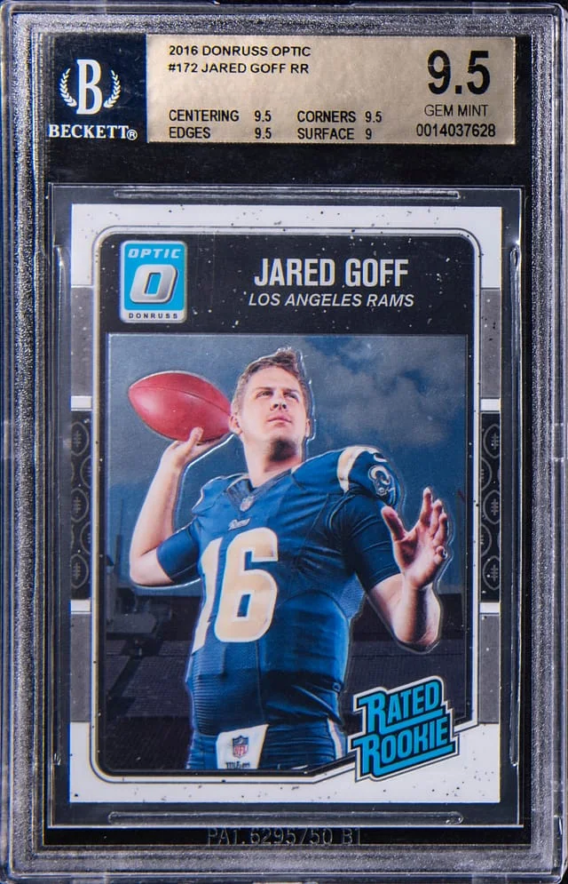 2016 Panini Donruss Optic Jared Goff #172 card image