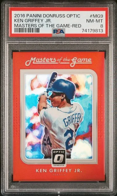 2016 Panini Donruss Optic Ken Griffey Jr. Masters Of The Game #MG9 card image