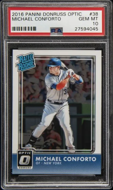 2016 Panini Donruss Optic Michael Conforto #38 card image